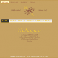 Helda-Andi & Helni-Arif Wedding Website