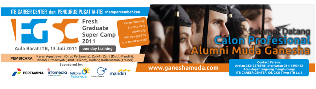 Sekilas Fresh Graduate Super Camp 2011